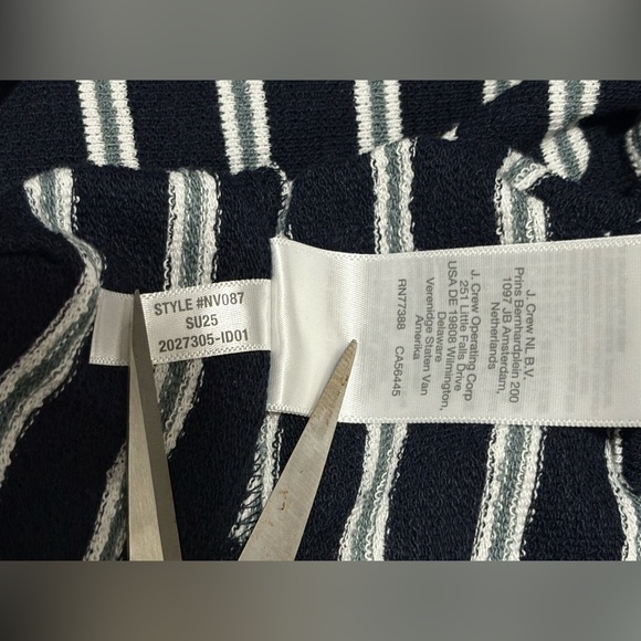 Madewell Blue/Gray/White Lisbon Short Sleeve Button Up Shirt NWT - Picture 11 of 12